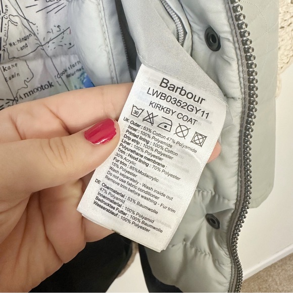 Barbour Women's Size 8 Kirkby Puffer Coat - Picture 6 of 6